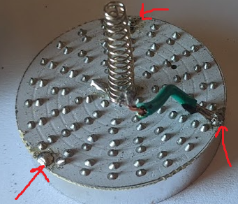 led board solder points